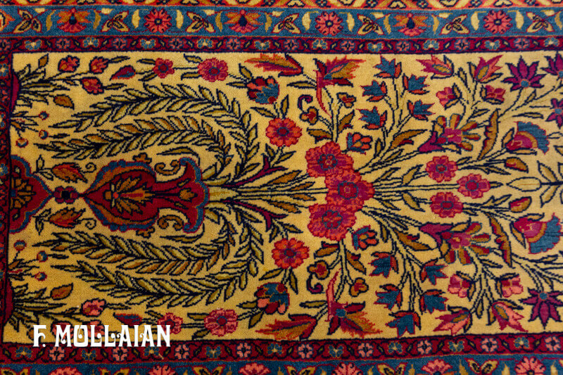 Antique Persian Kashan Dabir Rug n°:12269332